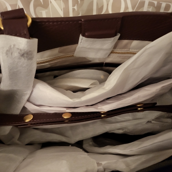 Dagne Dover Oxblood Allyn Tote Small - Picture 5 of 7